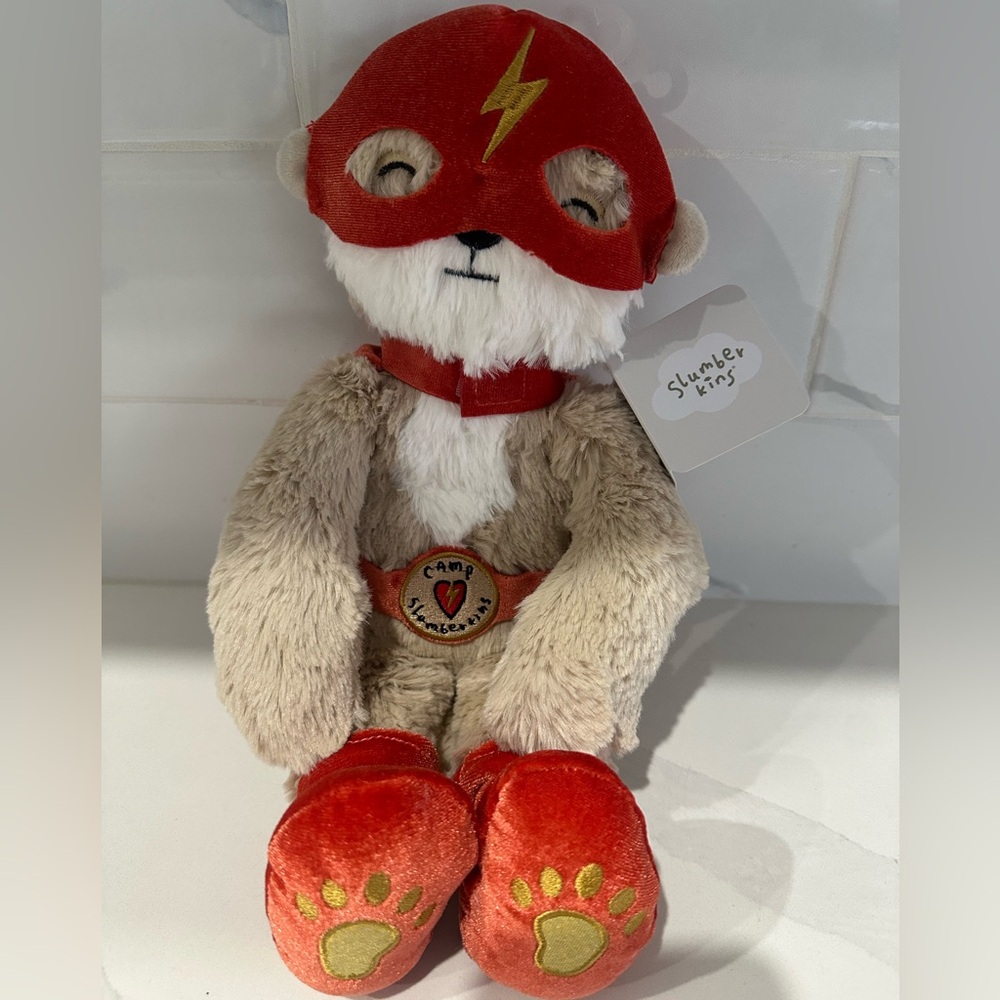 NWT Slumberkins Superhero Camp Otter